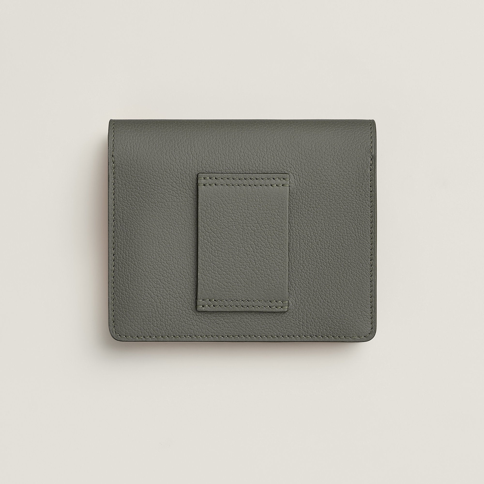 Hermes Roulis Slim Wallet Gris Meyer