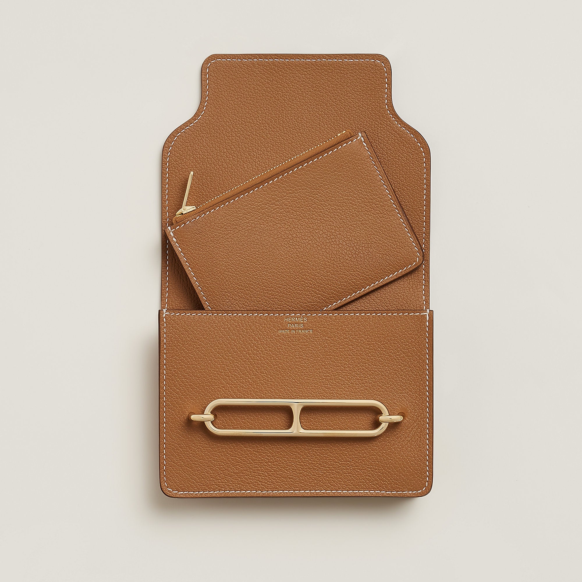 Hermes Roulis Slim Wallet Gold