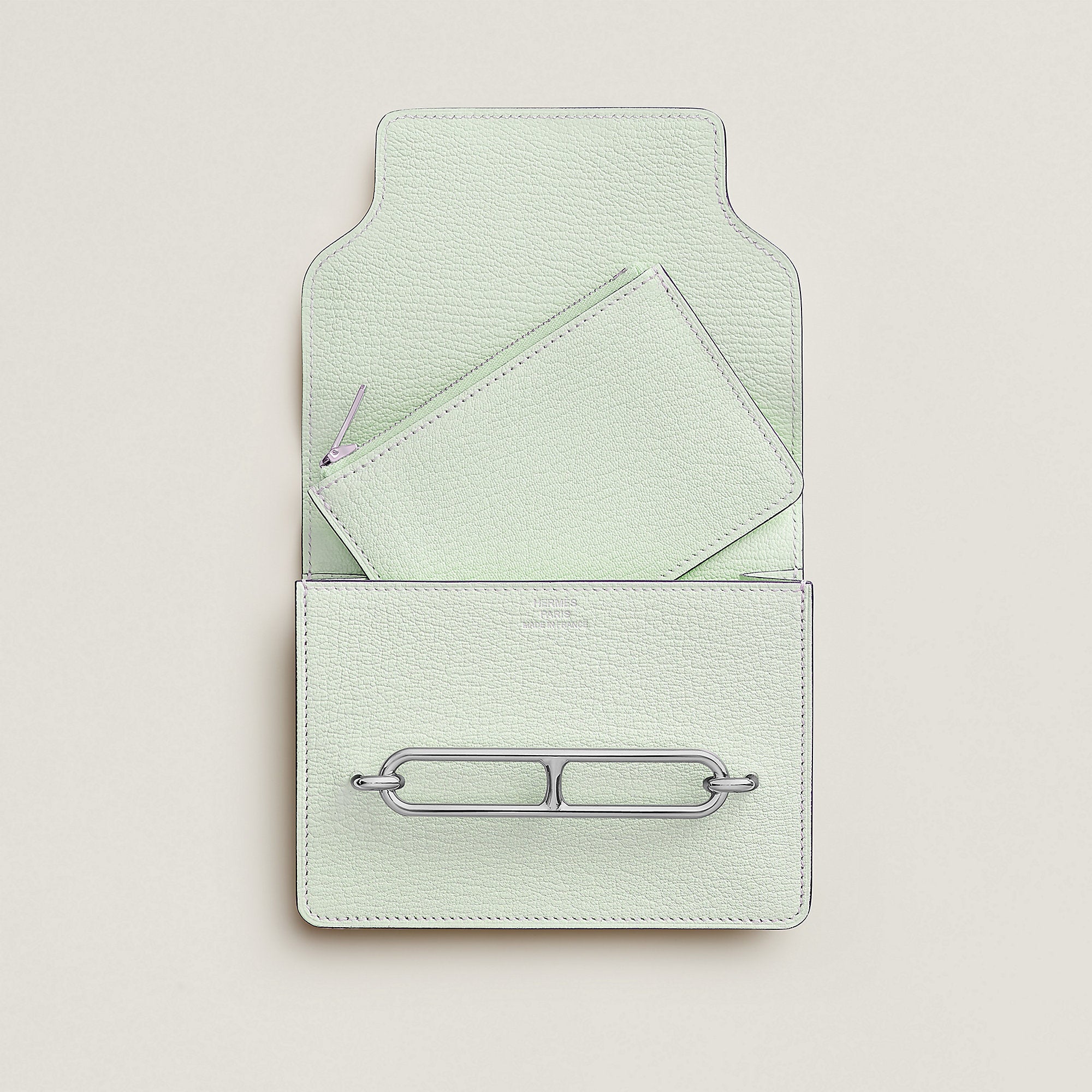 Hermes Roulis Slim Wallet Vert Fizz