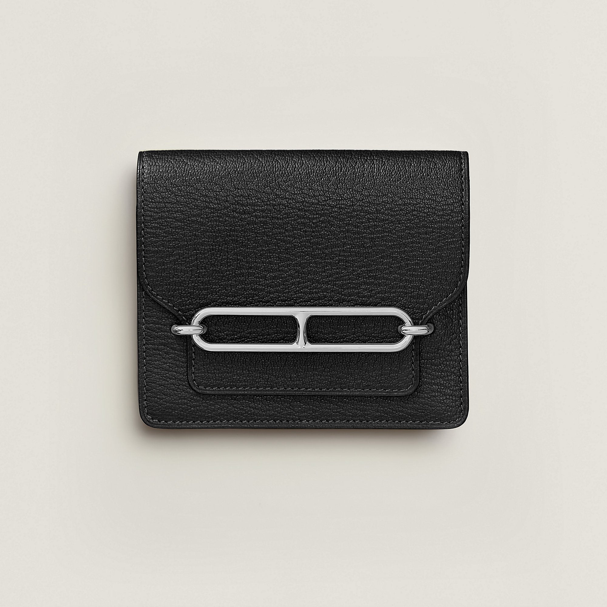 Hermes Roulis Slim Wallet Noir