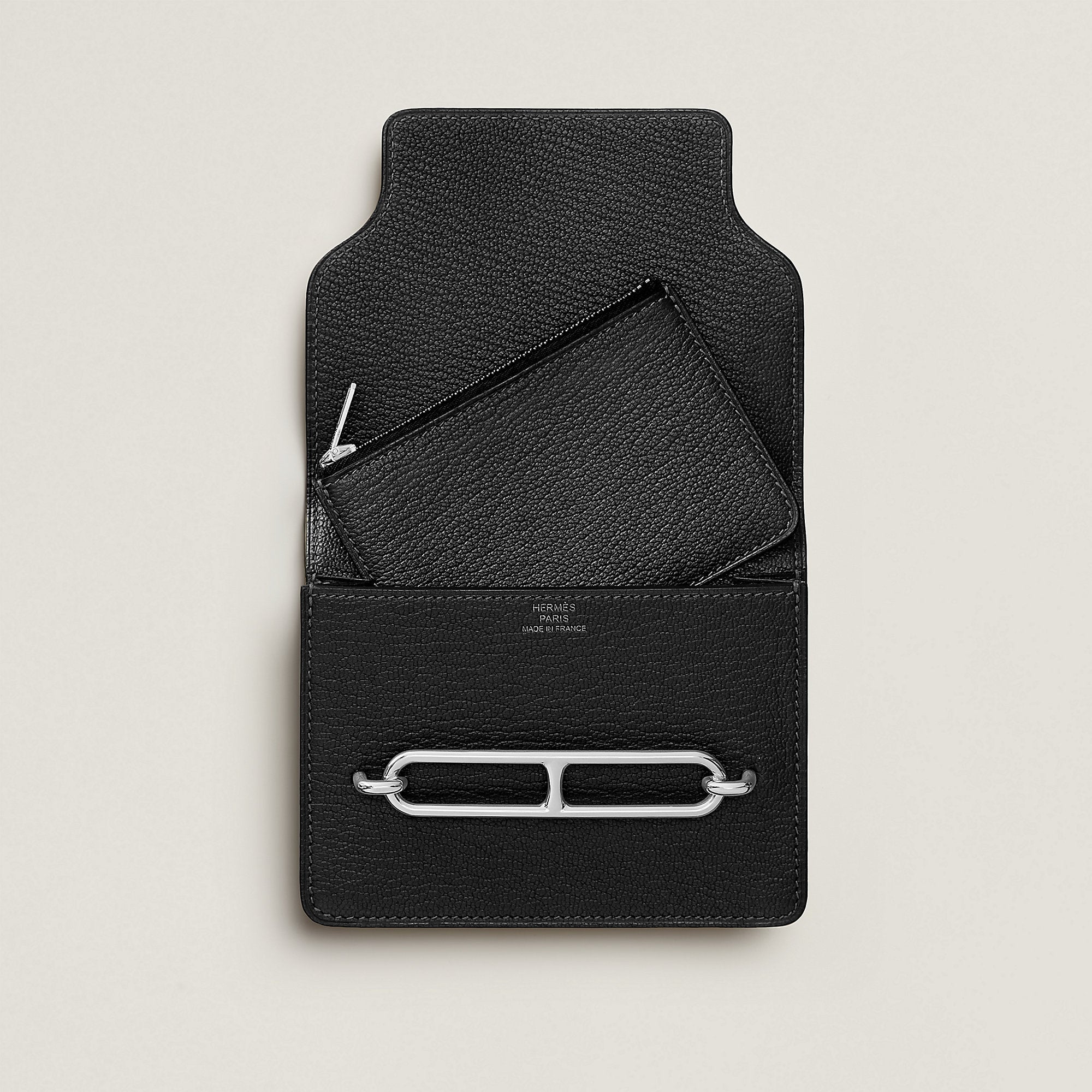 Hermes Roulis Slim Wallet Noir
