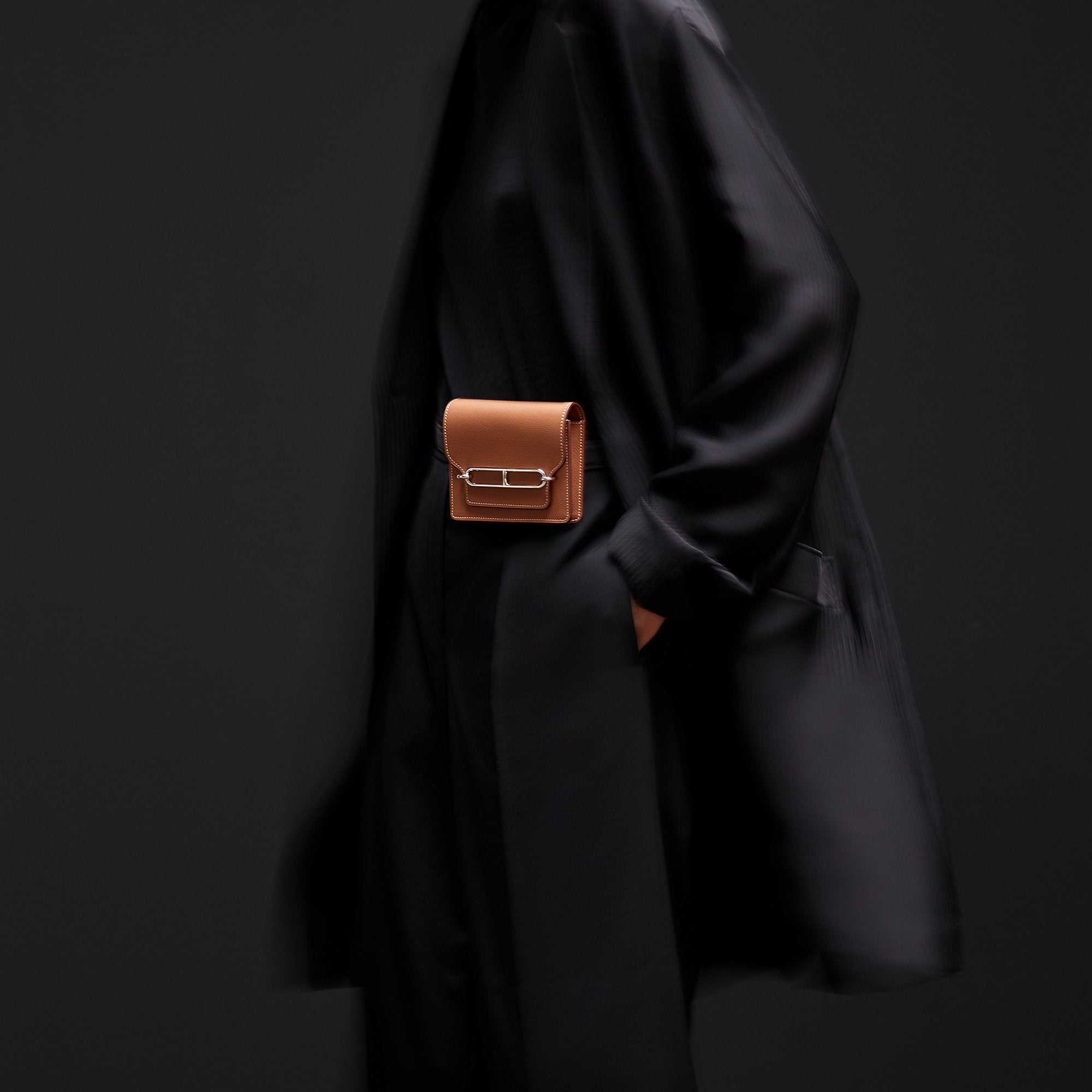 Hermes Roulis Slim Wallet Noir