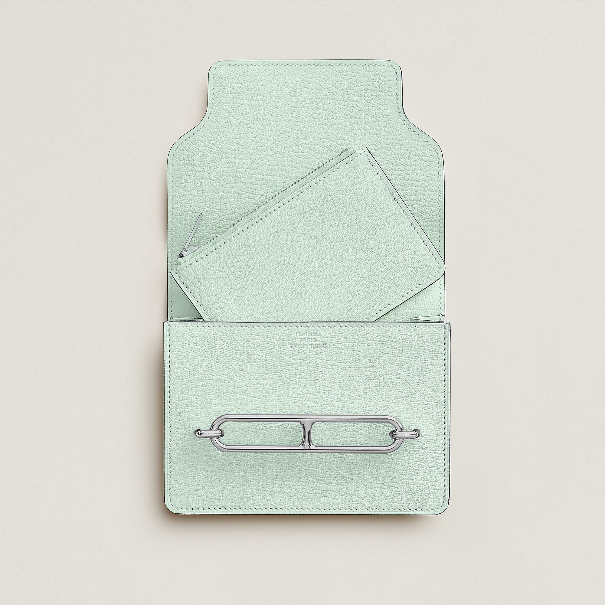 Hermes Roulis Slim Wallet Vert Peppermint
