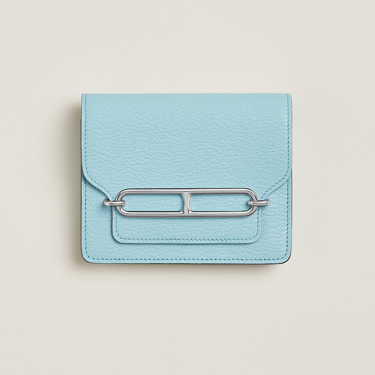 Hermes Roulis Slim Wallet Bleu Zphyr