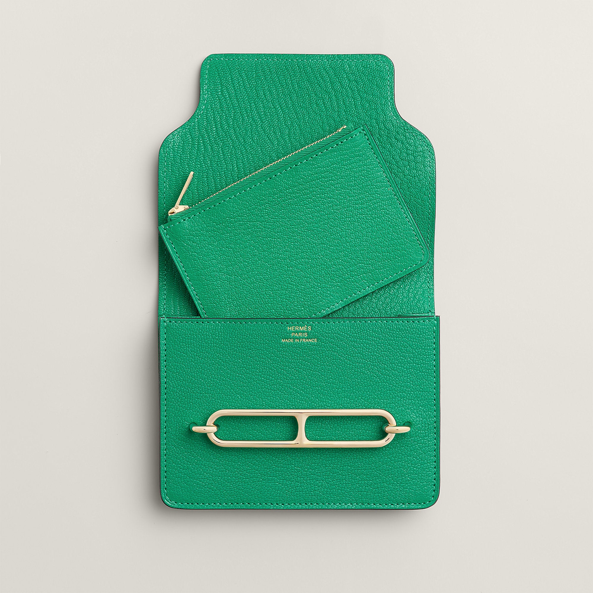 Hermes Roulis Slim Wallet Menthe