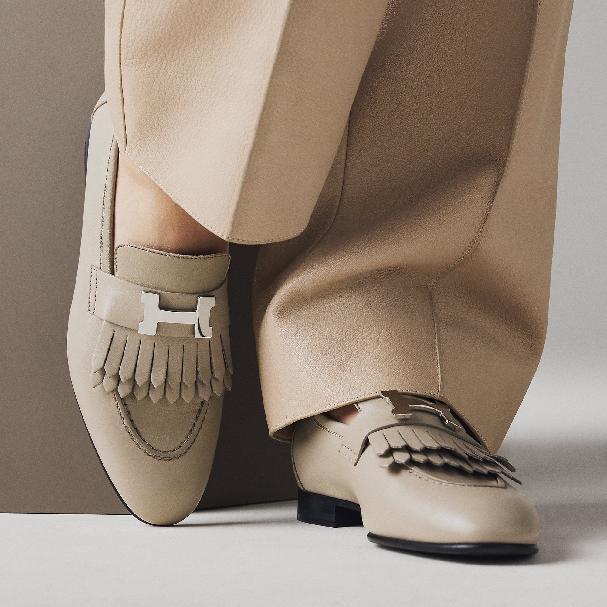 Hermes Royal Loafer Beige Galet