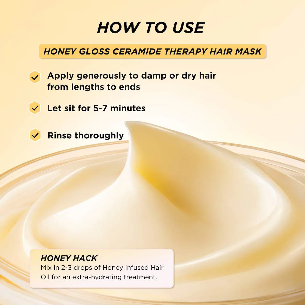 Honey Gloss Ceramide Therapy Hydrating Hair Mask