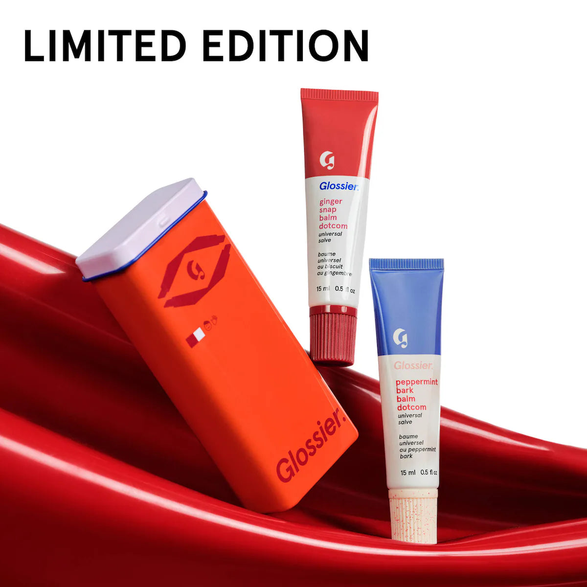 Glossier Sugar + Spice Balm Dotcom Lip Balm Duo Makeup Gift Set