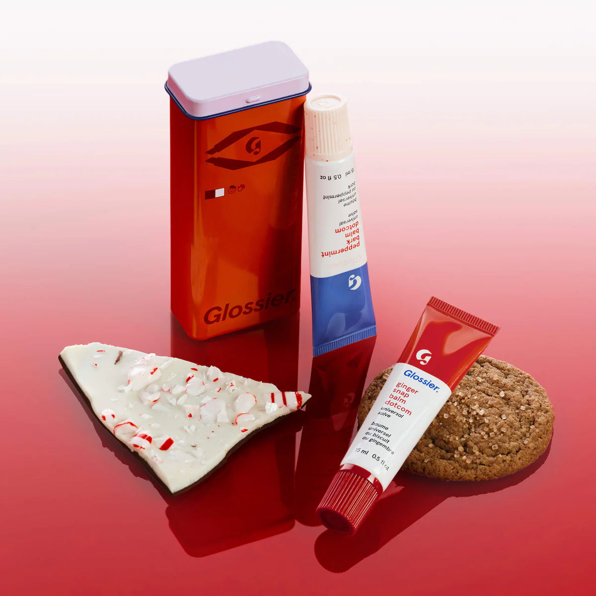Glossier Sugar + Spice Balm Dotcom Lip Balm Duo Makeup Gift Set