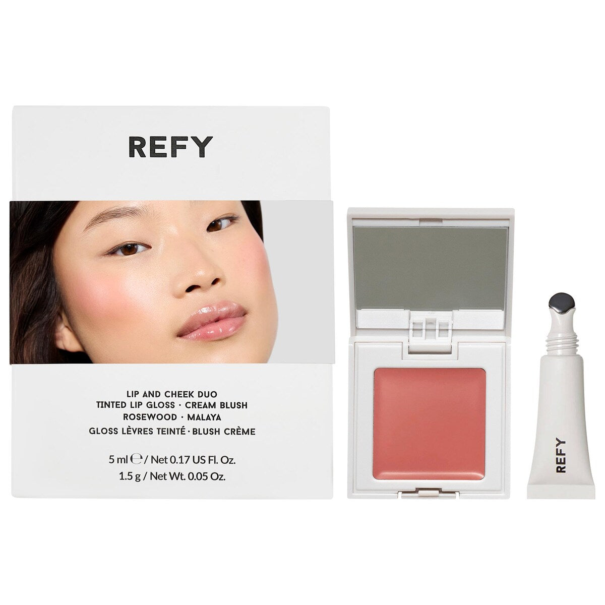 REFY Lip Gloss and Cheek Duo Set