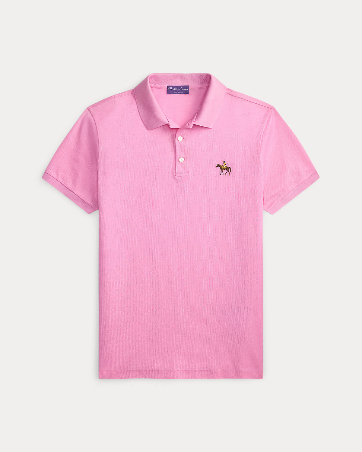 Ralph Lauren Custom Slim Fit Piqué Polo Shirt
