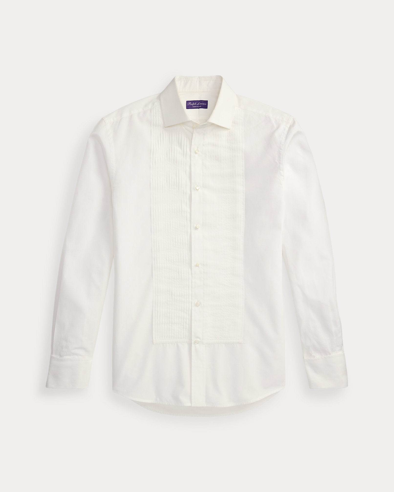 Ralph Lauren Poplin French Cuff Tuxedo Shirt