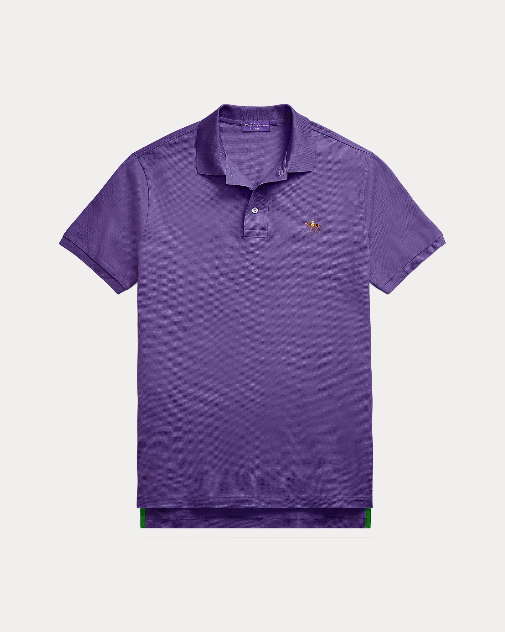 Ralph Lauren Custom Slim Fit Piqué Polo Shirt