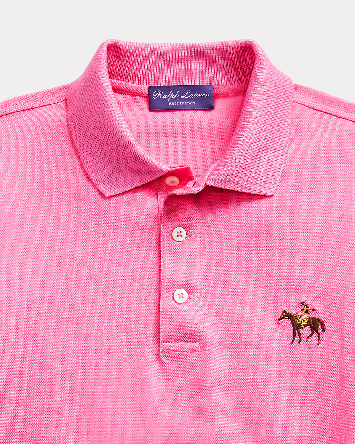 Ralph Lauren Custom Slim Fit Piqué Polo Shirt