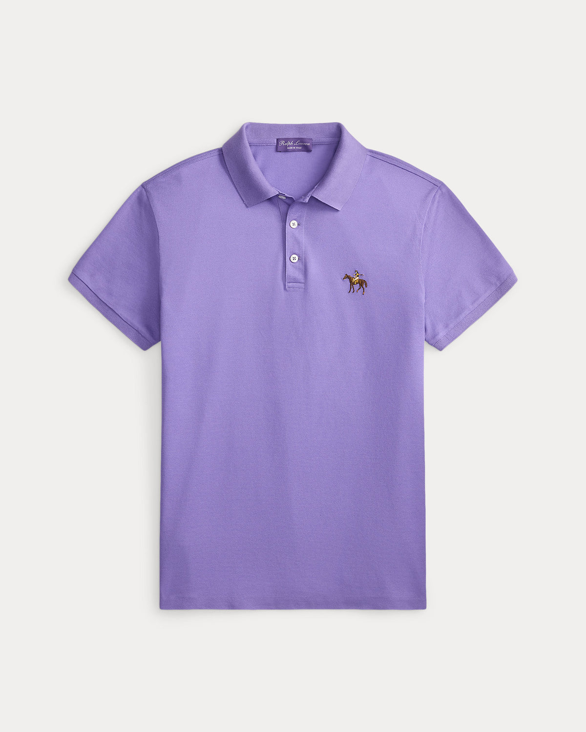 Ralph Lauren Custom Slim Fit Piqué Polo Shirt