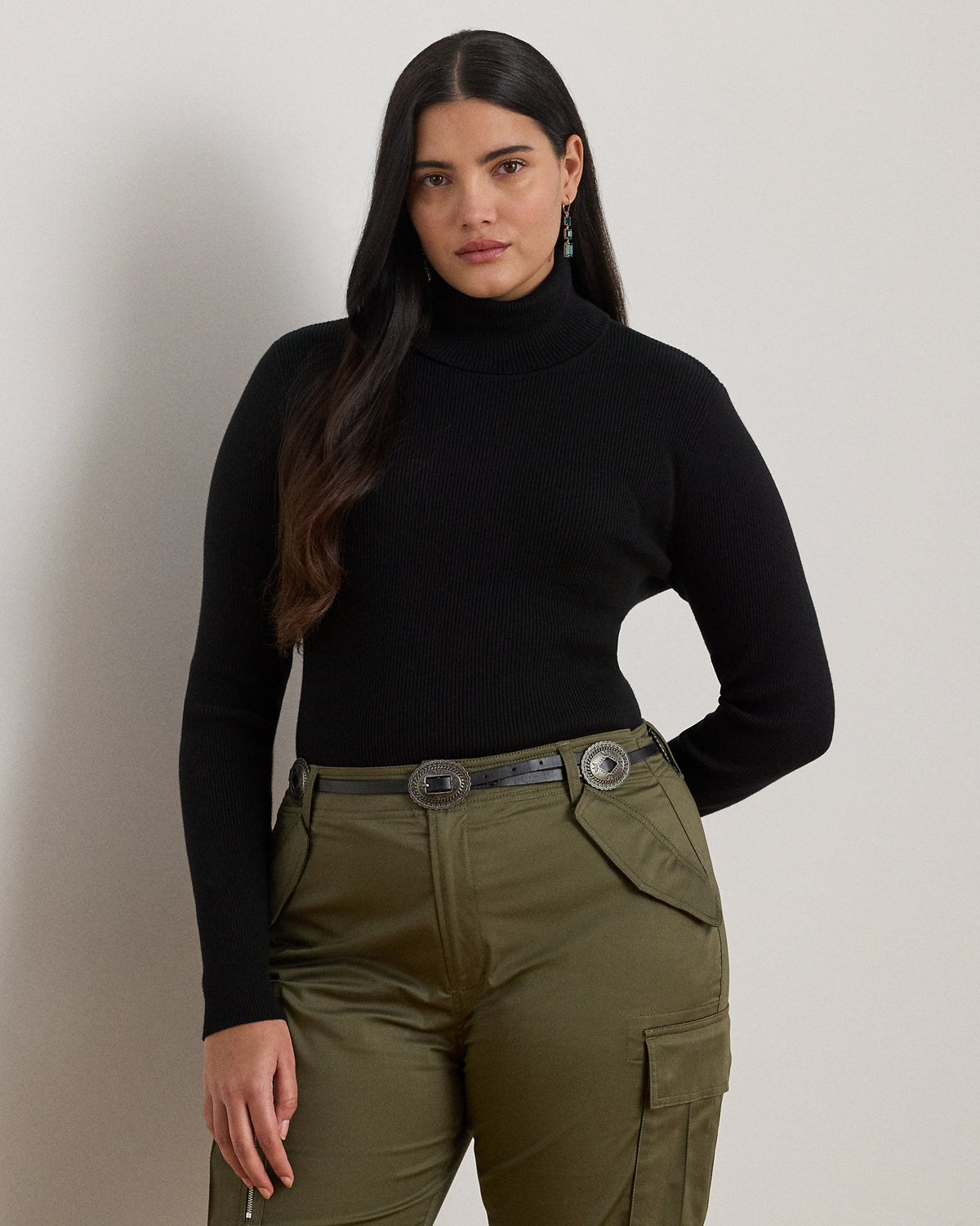 Ralph Lauren Ribbed Turtleneck Sweater