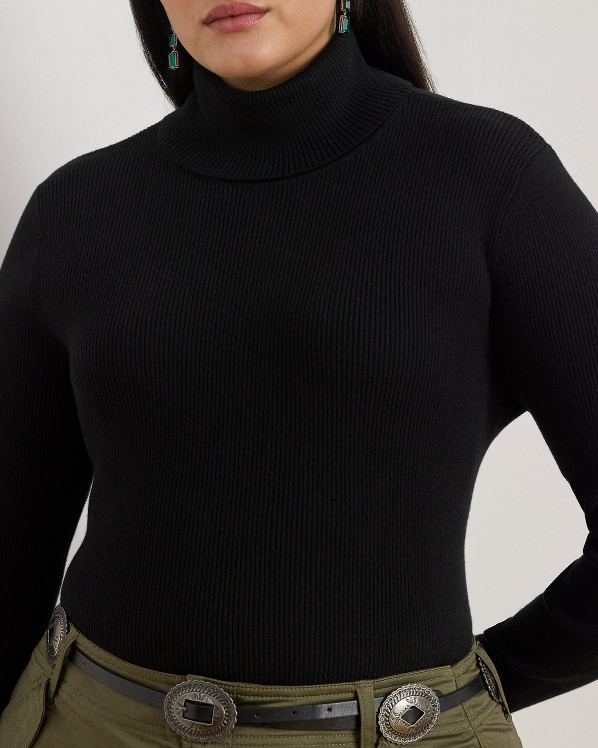 Ralph Lauren Ribbed Turtleneck Sweater