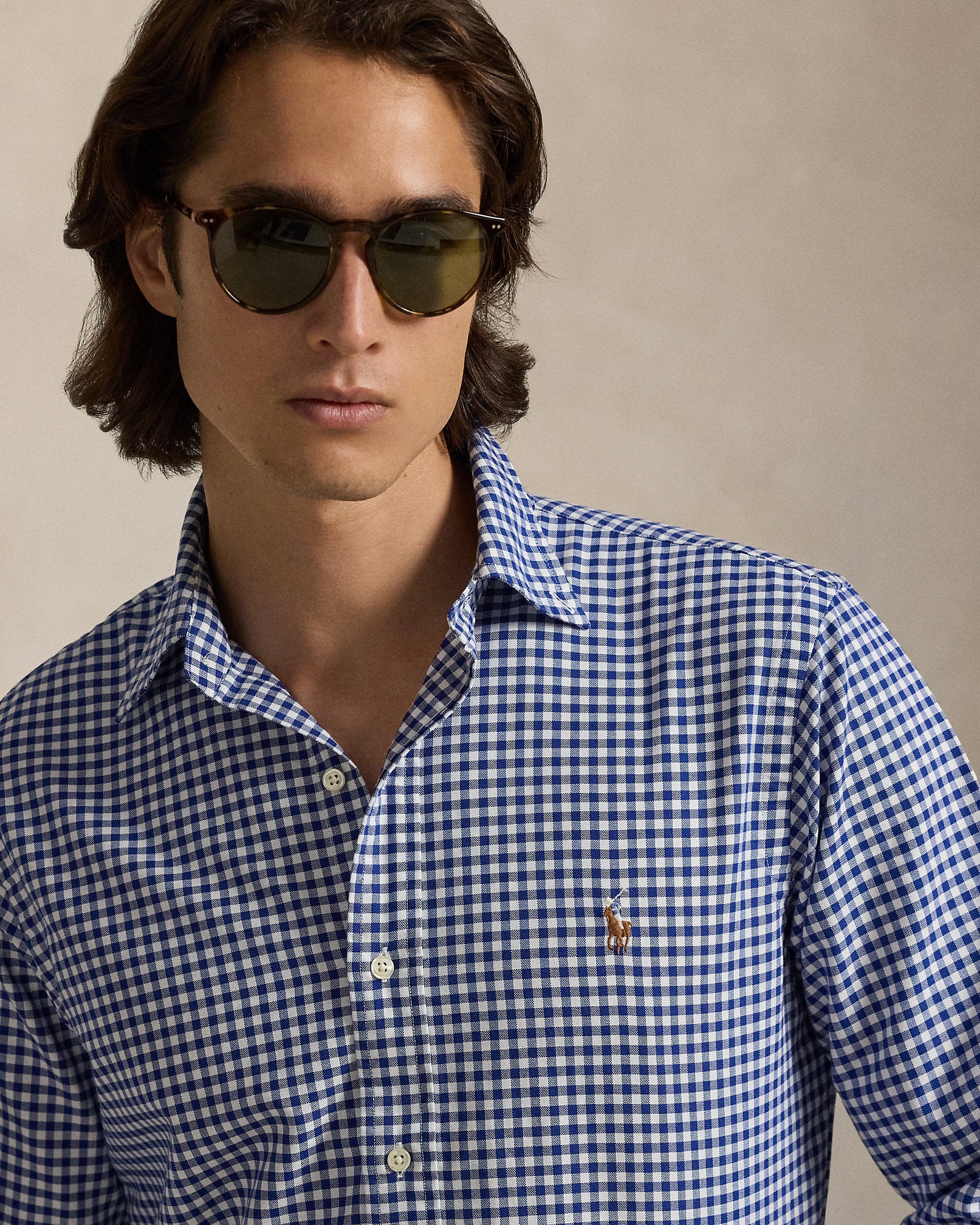 Ralph Lauren Classic Fit Gingham Oxford Shirt