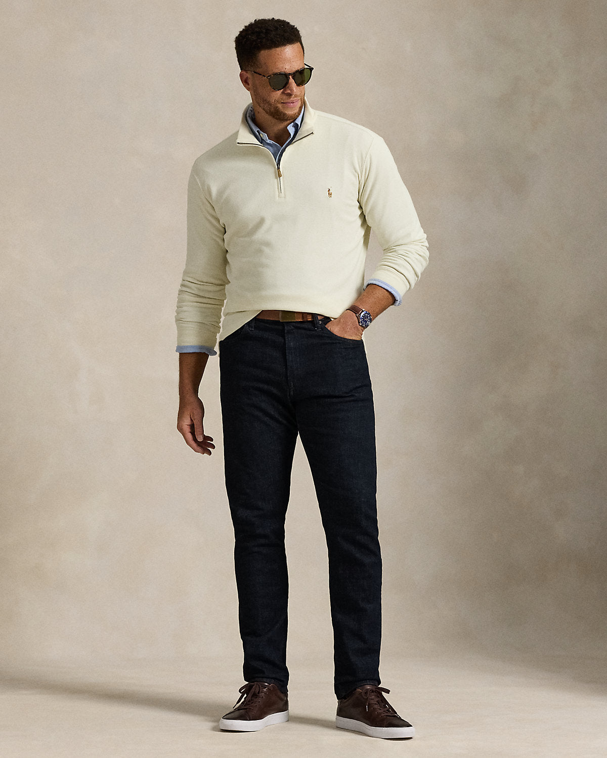 Ralph Lauren EstateRib QuarterZip Pullover
