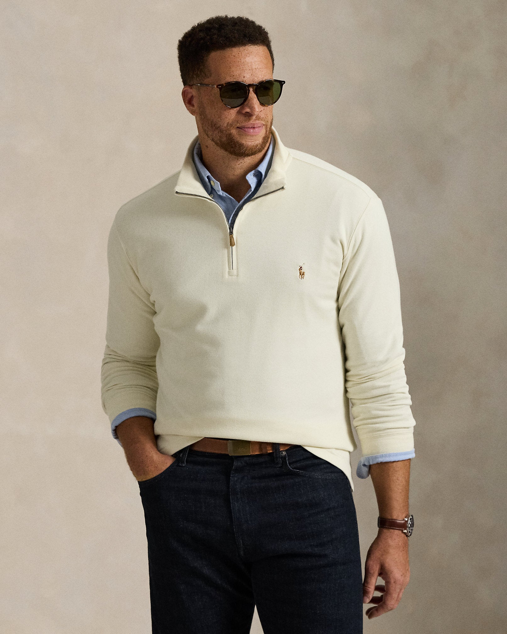 Ralph Lauren EstateRib QuarterZip Pullover