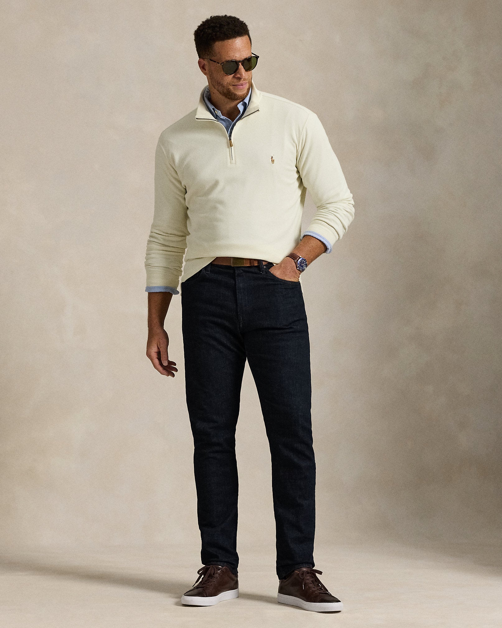 Ralph Lauren EstateRib QuarterZip Pullover