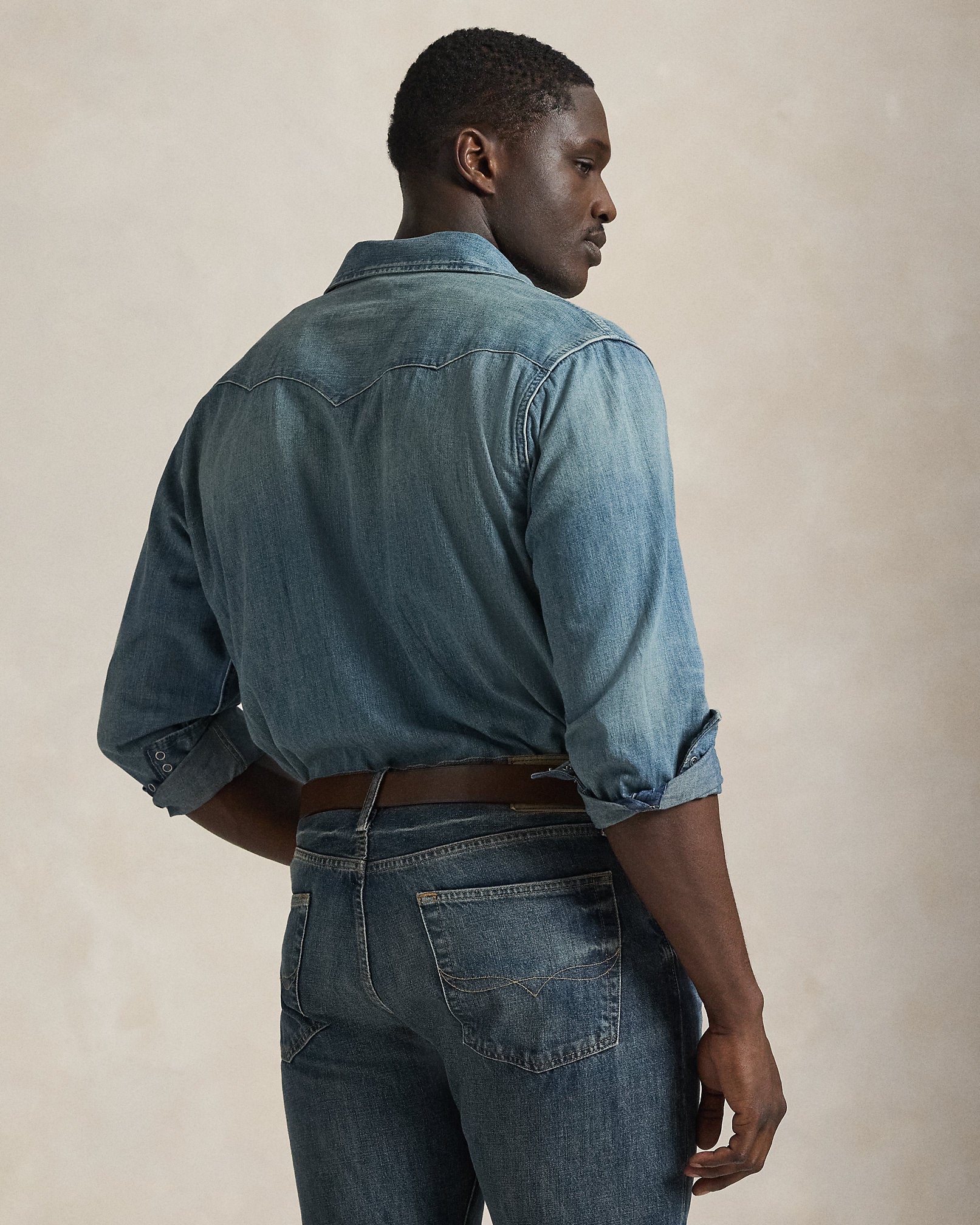 Ralph Lauren Indigo Twill Western Shirt
