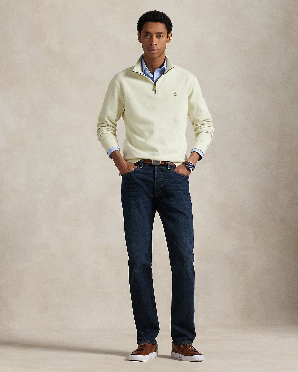Ralph Lauren EstateRib QuarterZip Pullover
