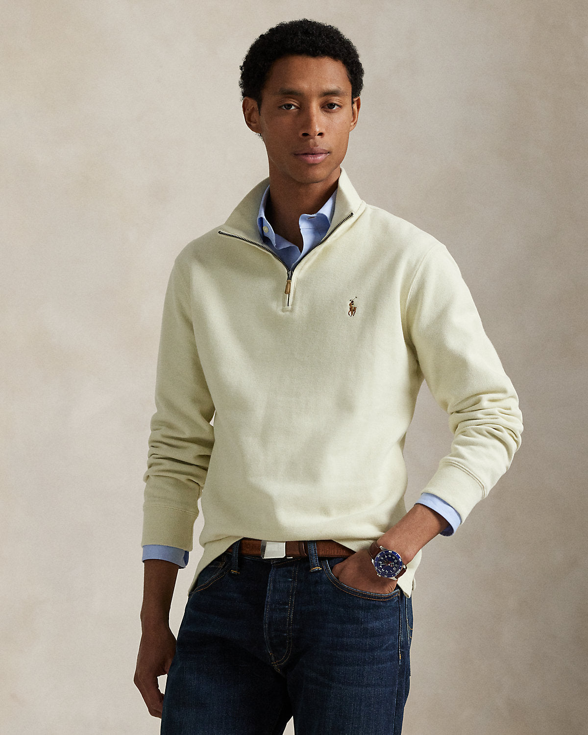 Ralph Lauren EstateRib QuarterZip Pullover