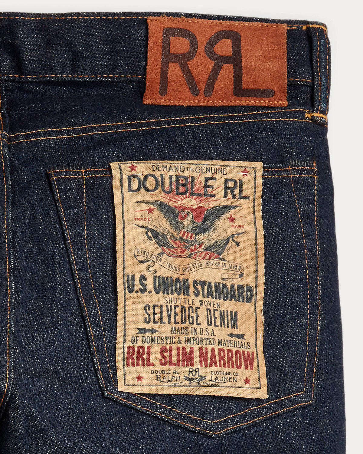 Ralph Lauren Slim Narrow OnceWashed Selvedge Jean