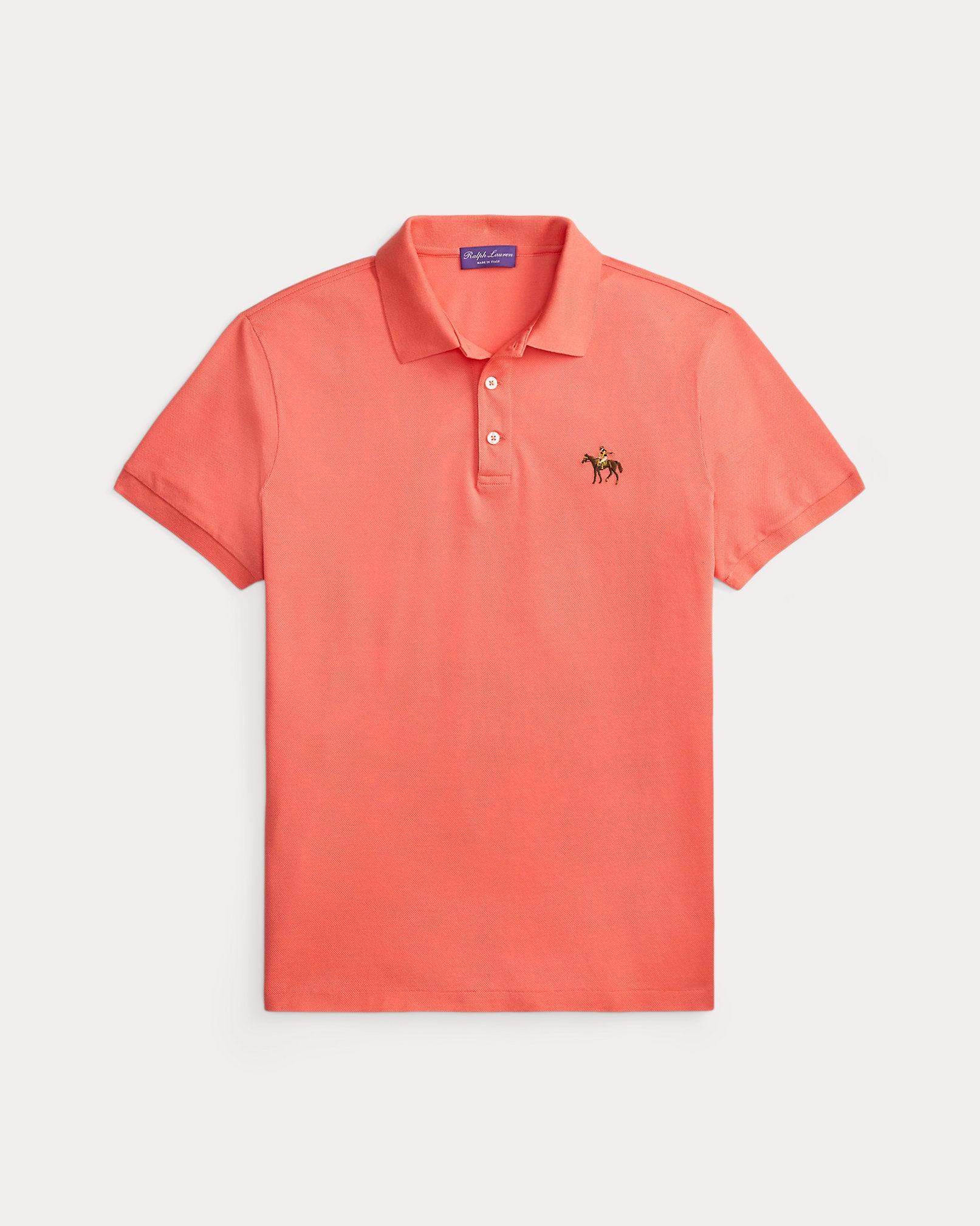 Ralph Lauren Custom Slim Fit Piqué Polo Shirt