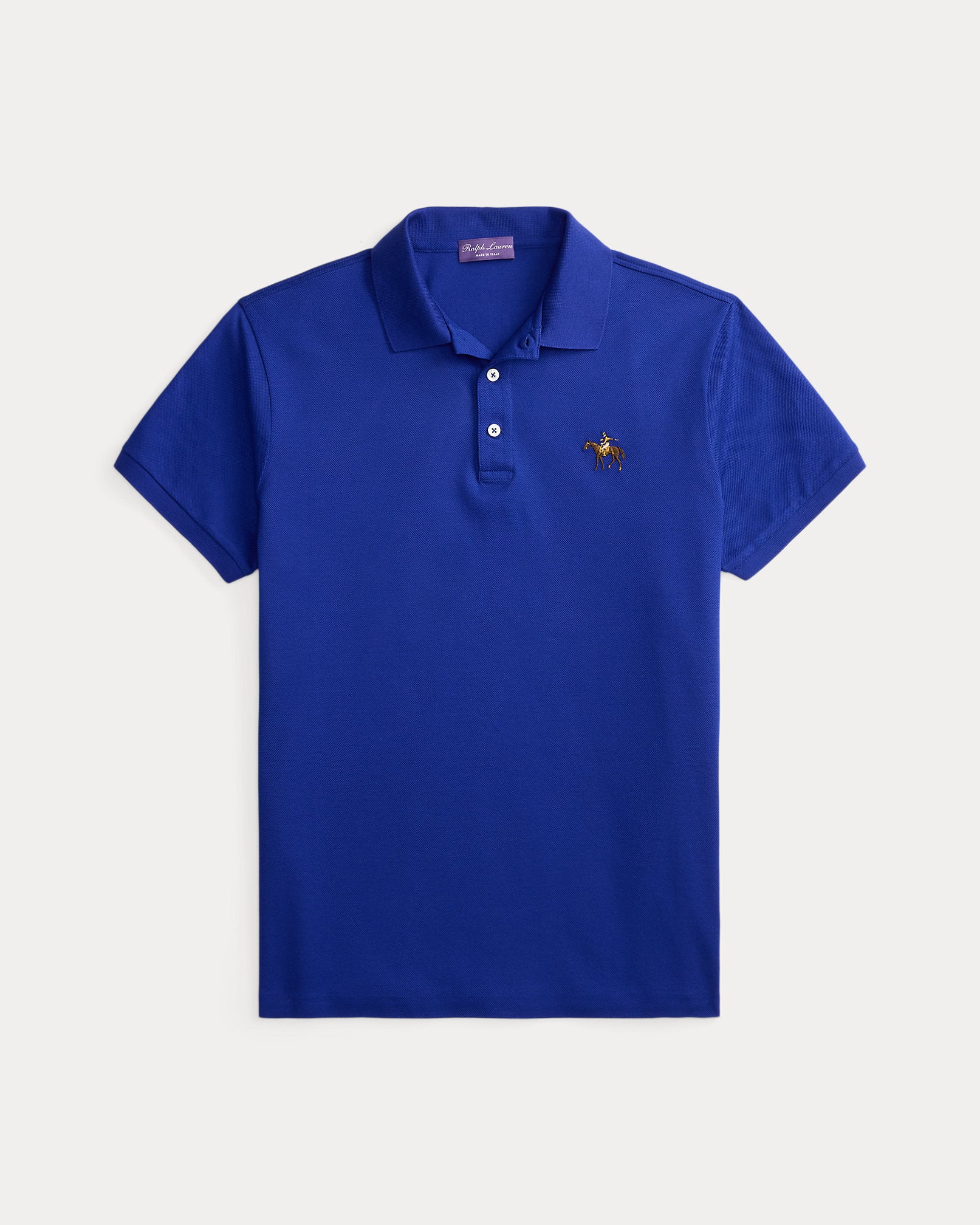 Ralph Lauren Custom Slim Fit Piqué Polo Shirt