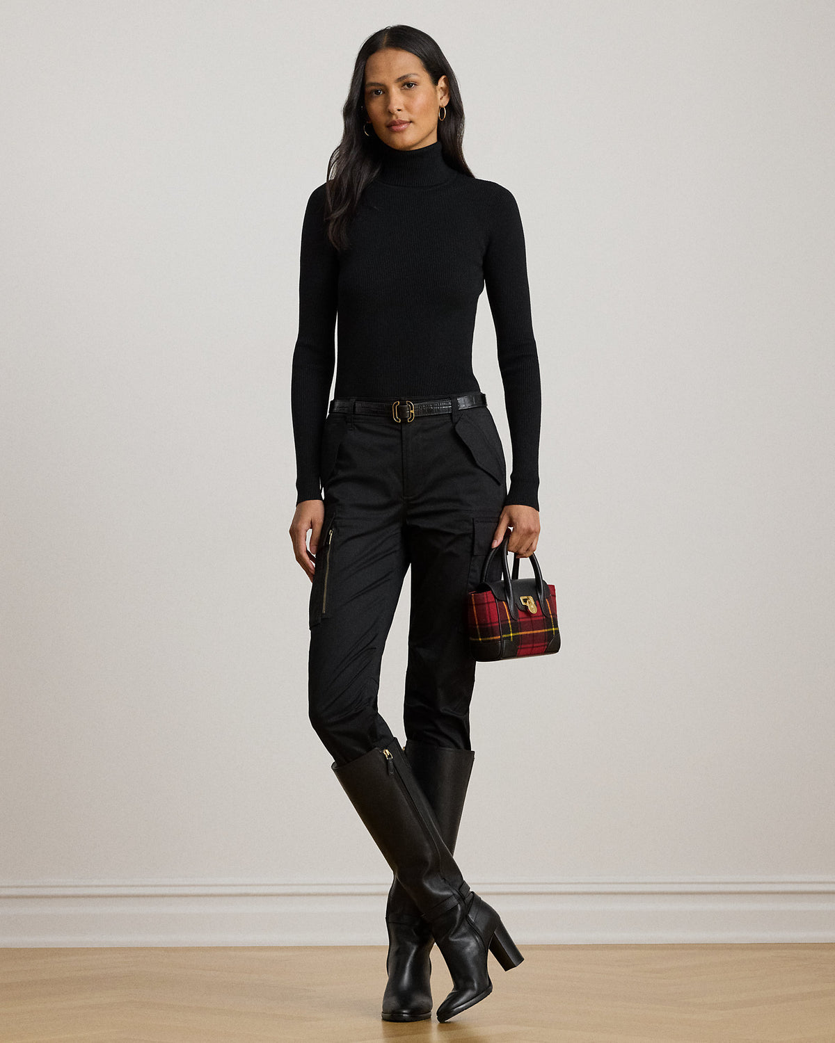 Ralph Lauren Ribbed Turtleneck Sweater