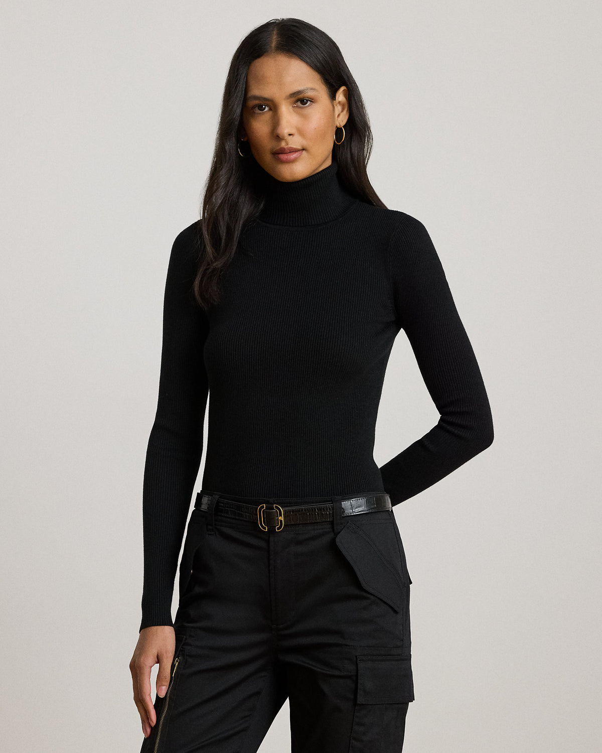 Ralph Lauren Ribbed Turtleneck Sweater