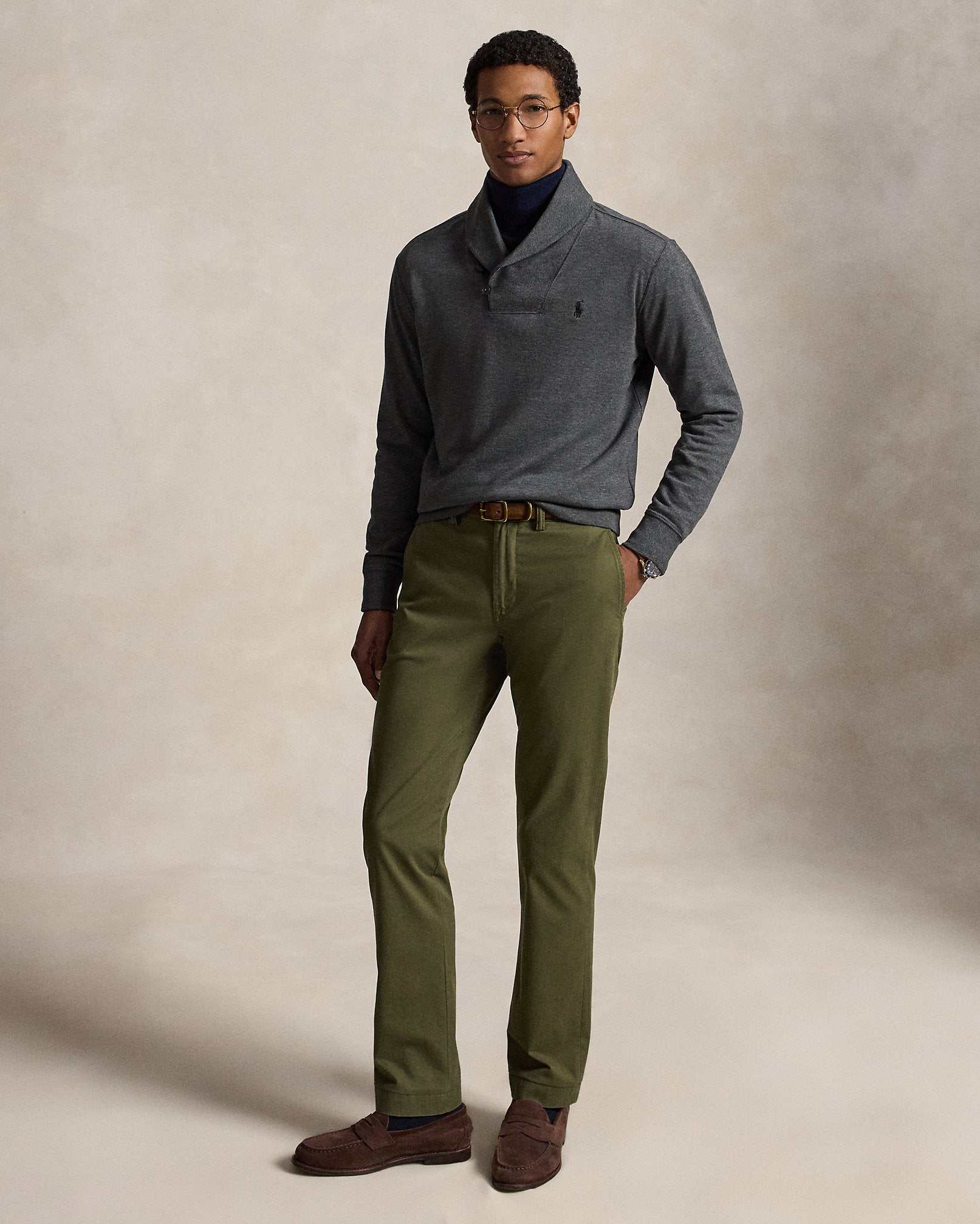Ralph Lauren Stretch Straight Fit Washed Chino Pant