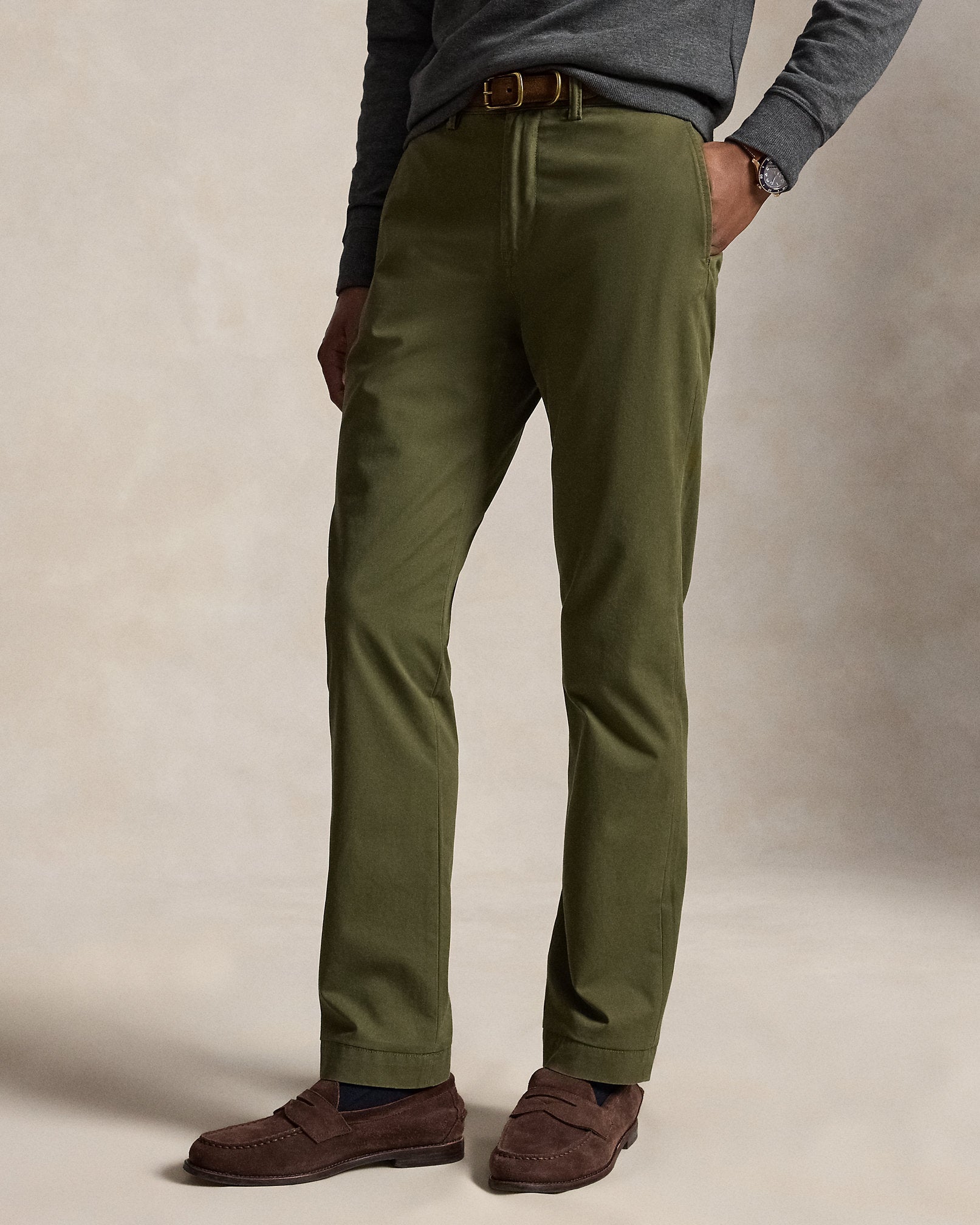 Ralph Lauren Stretch Straight Fit Washed Chino Pant