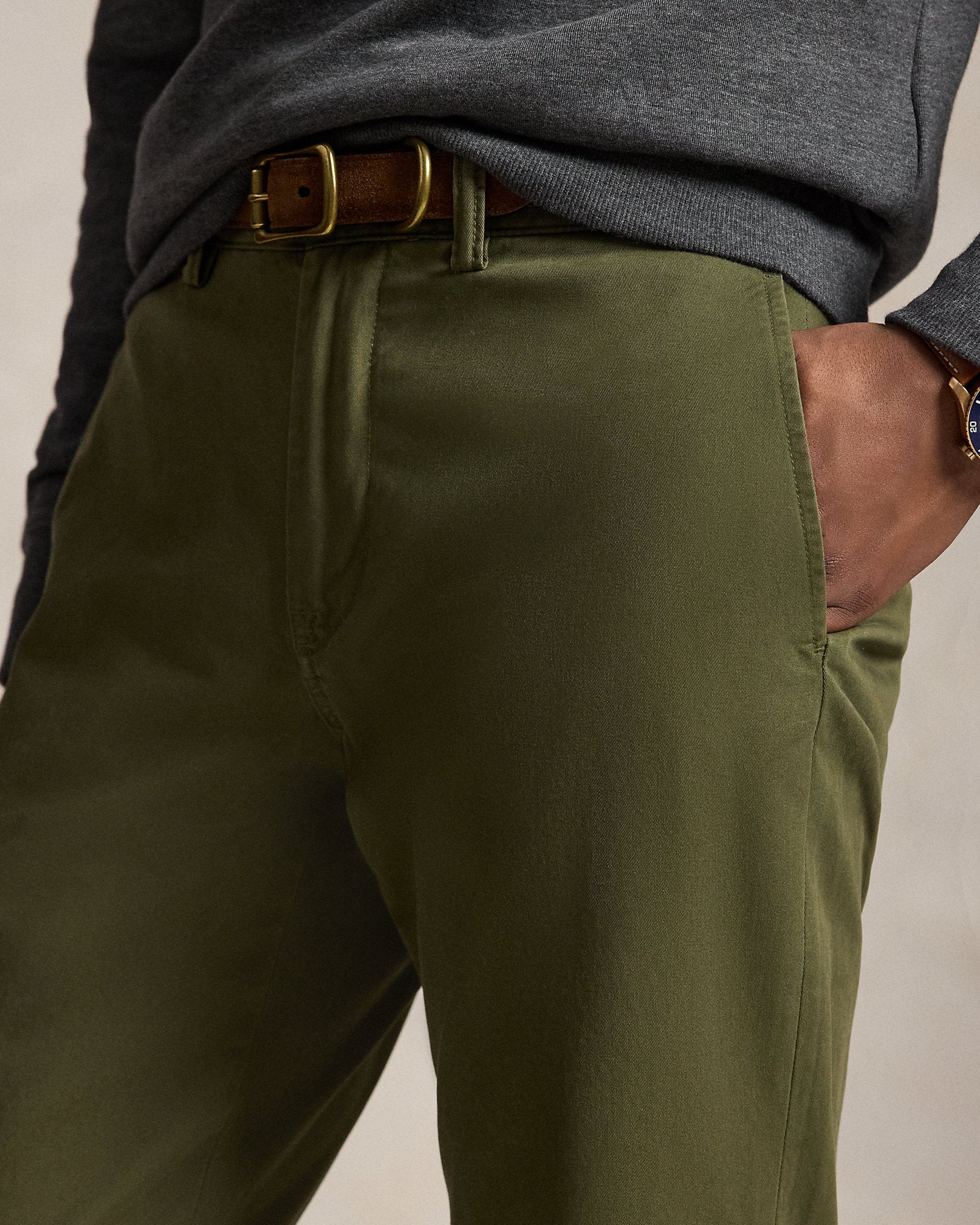 Ralph Lauren Stretch Straight Fit Washed Chino Pant