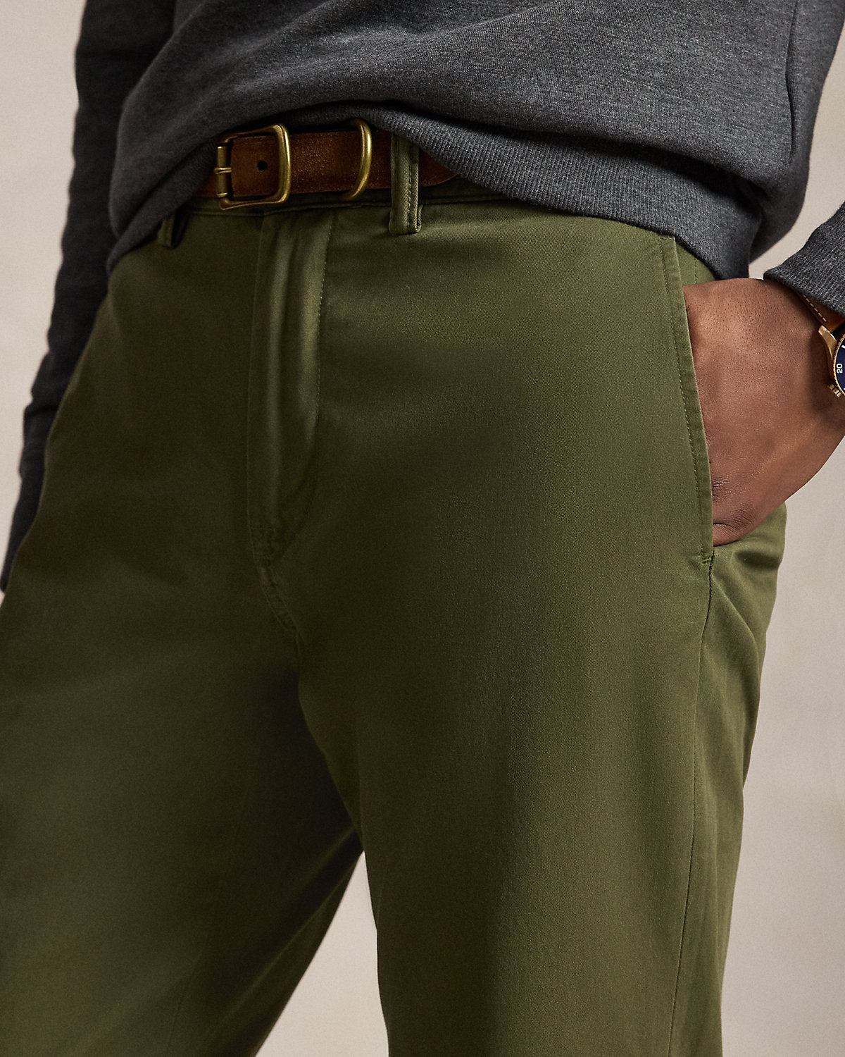 Ralph Lauren Stretch Straight Fit Washed Chino Pant