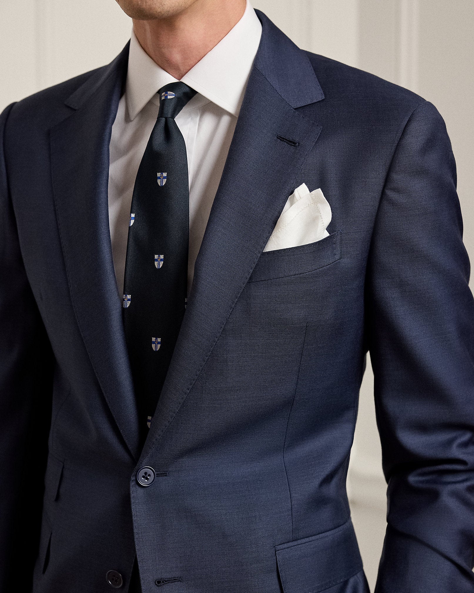 Ralph Lauren Gregory HandTailored Sharkskin Suit