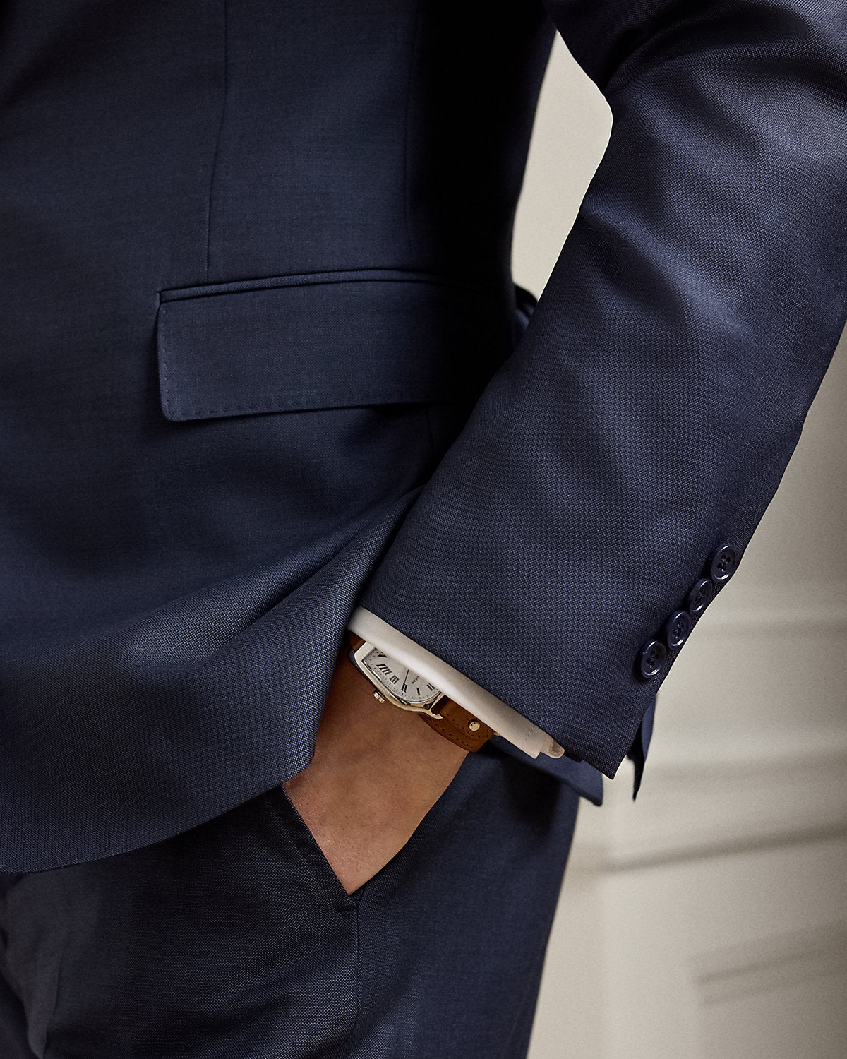 Ralph Lauren Gregory HandTailored Sharkskin Suit