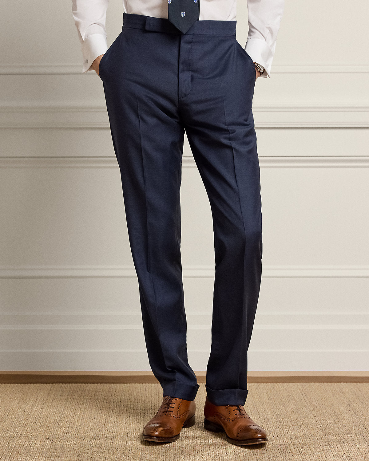 Ralph Lauren Gregory HandTailored Sharkskin Suit