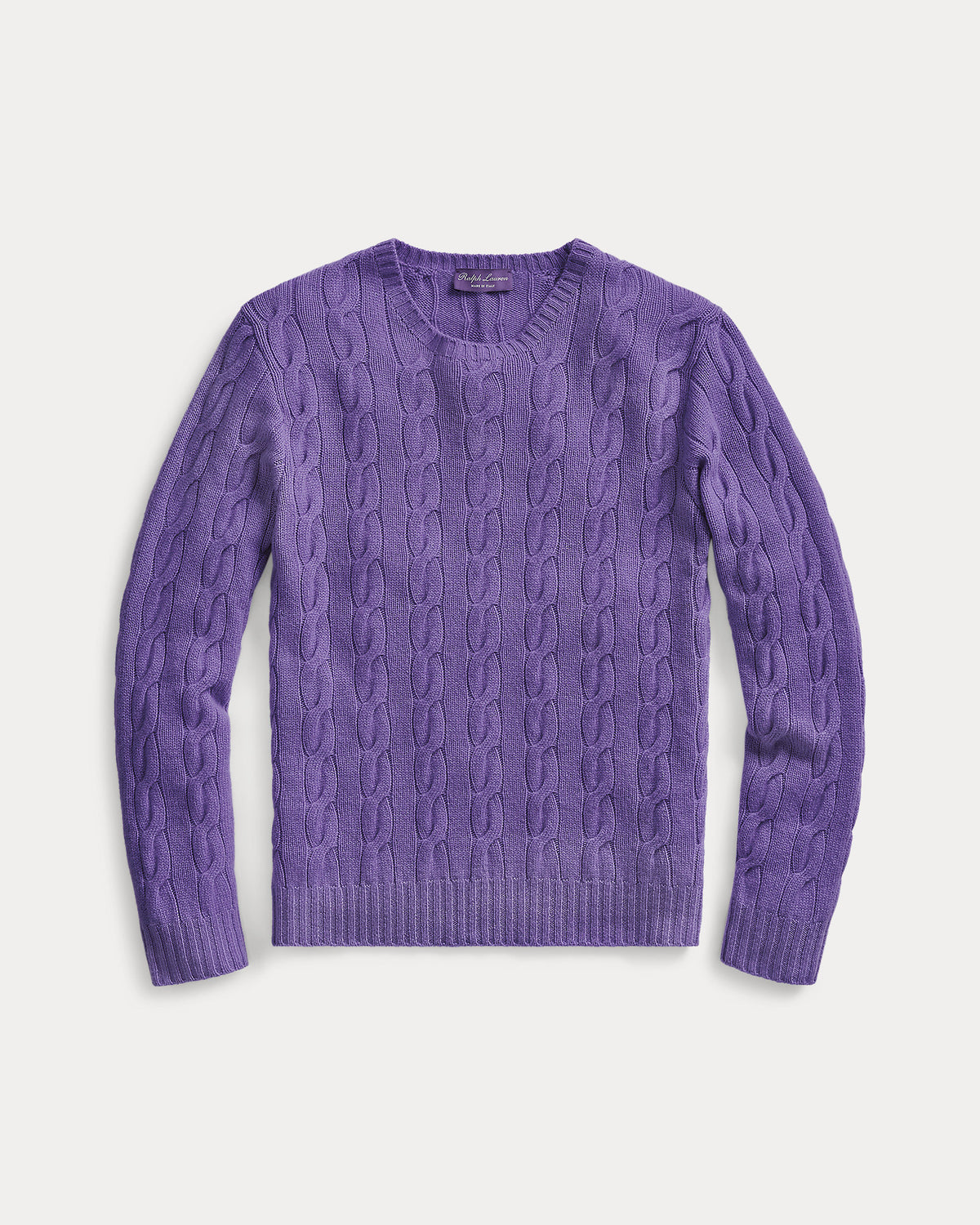 Ralph Lauren CableKnit Cashmere Sweater