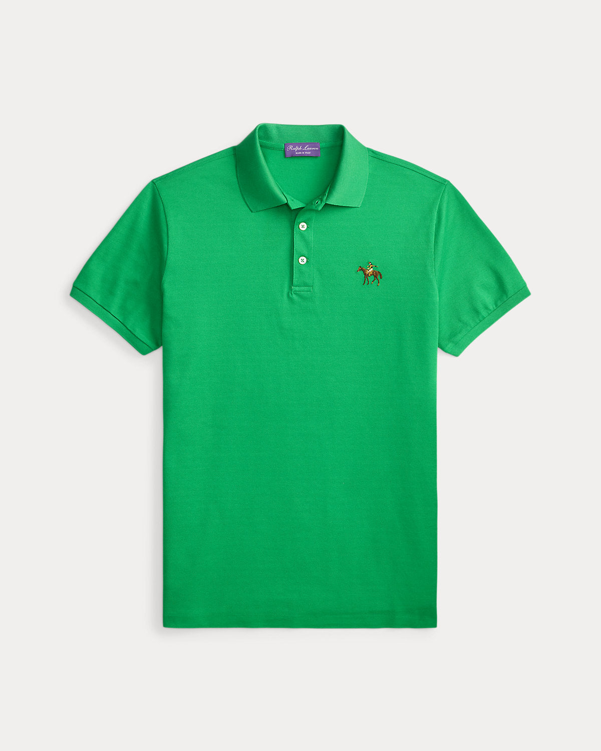 Ralph Lauren Custom Slim Fit Piqué Polo Shirt