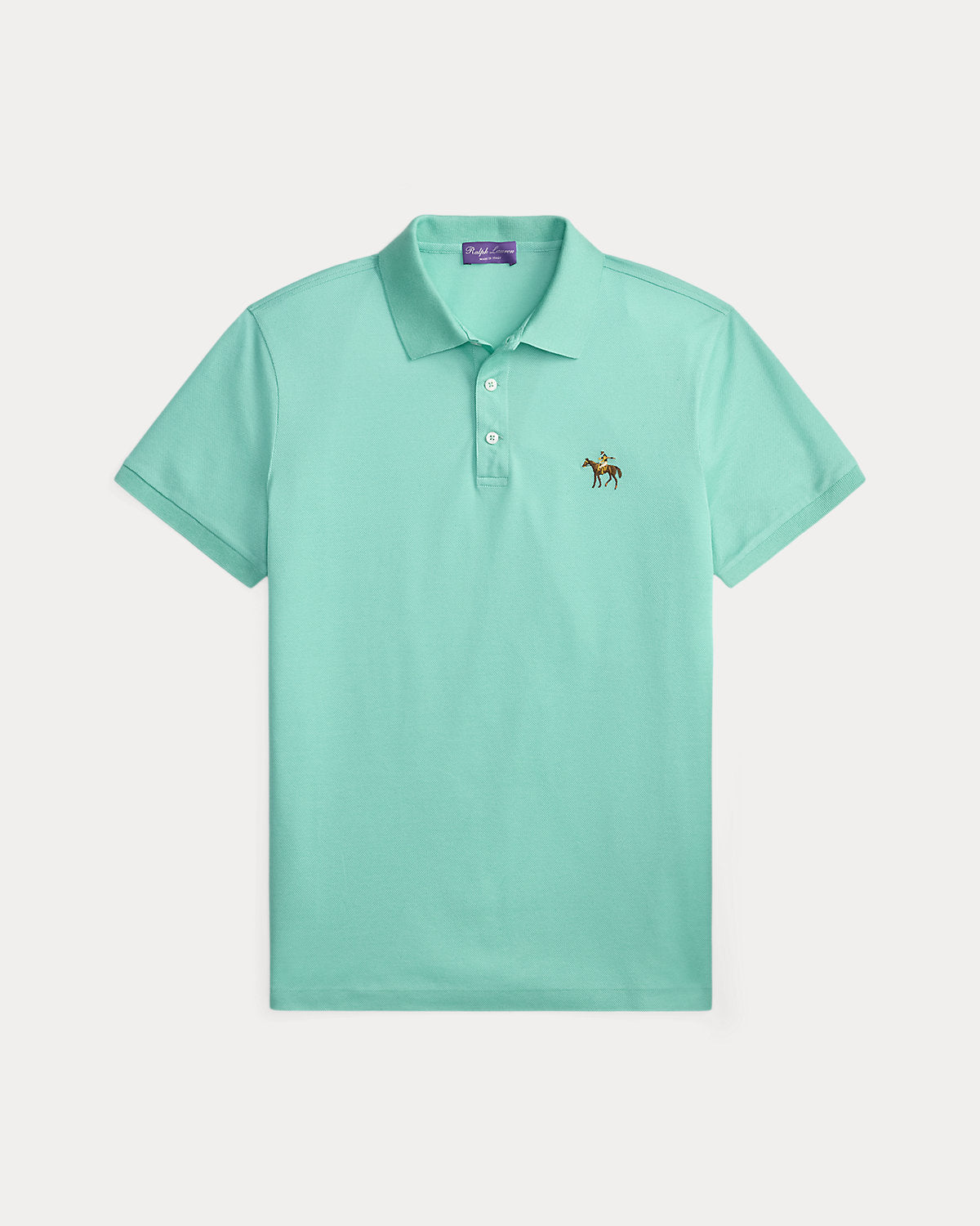 Ralph Lauren Custom Slim Fit Piqué Polo Shirt