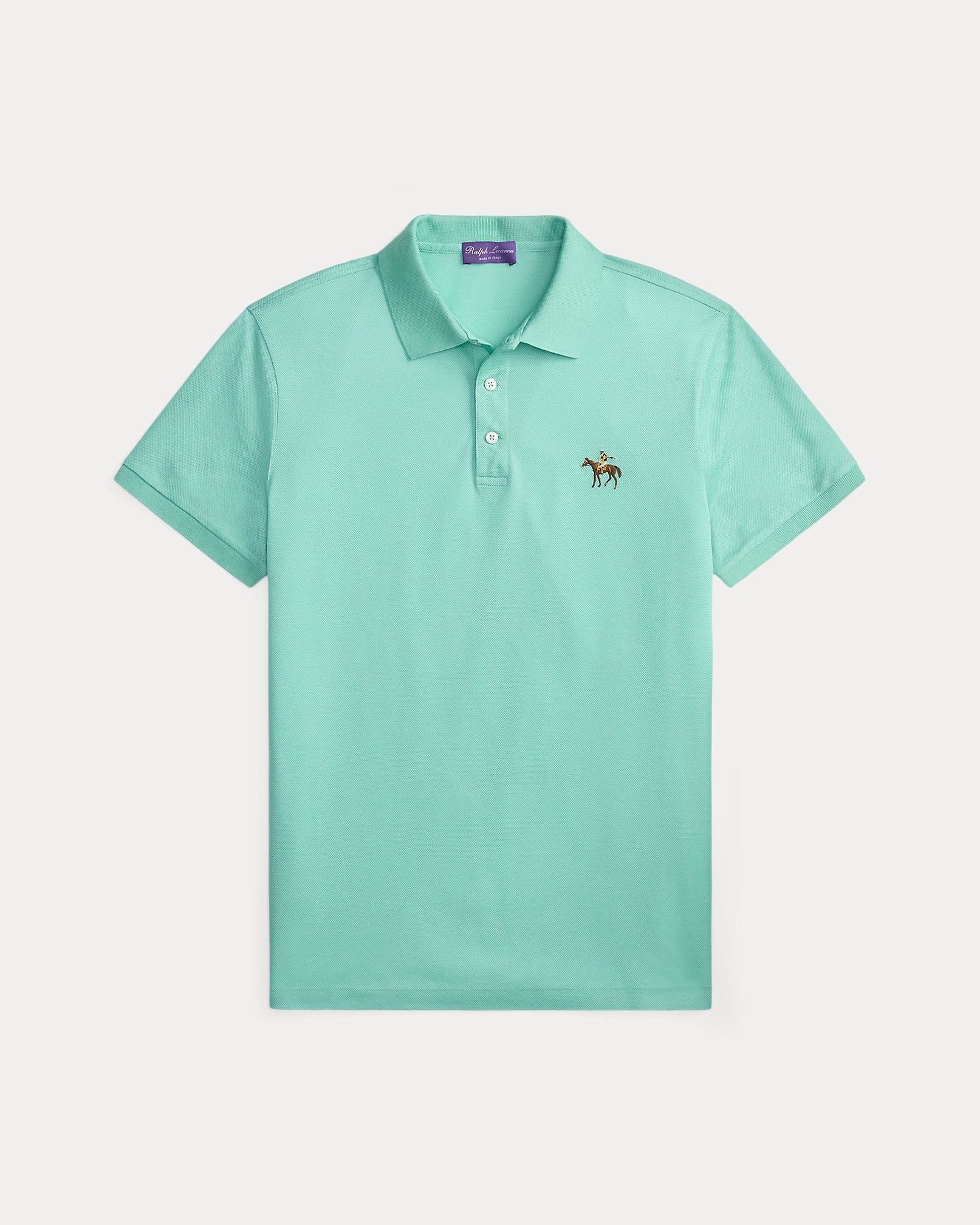 Ralph Lauren Custom Slim Fit Piqué Polo Shirt