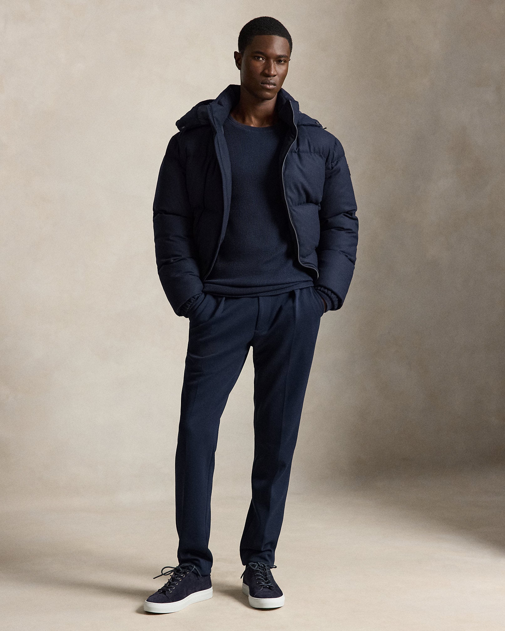 Ralph Lauren WaffleKnit Cotton Crewneck