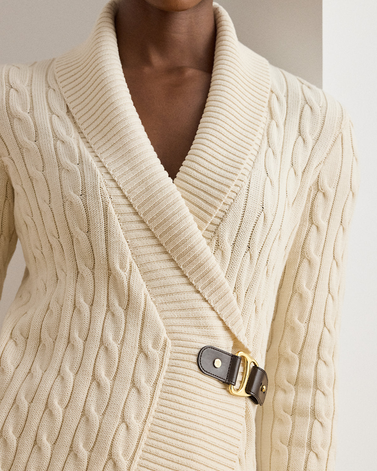 Ralph Lauren Buckled Cotton Sweater