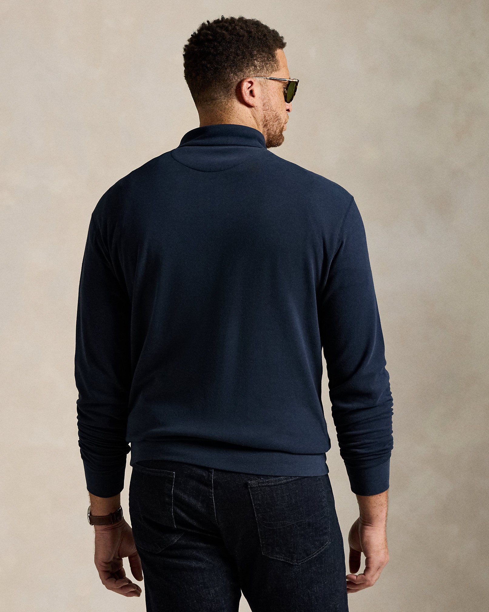 Ralph Lauren Luxury Jersey QuarterZip Pullover