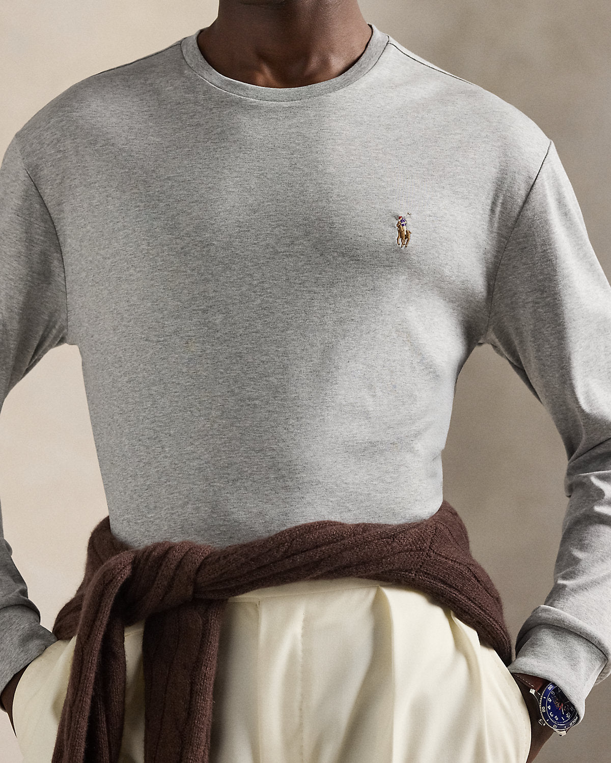 Ralph Lauren Classic Fit Soft Cotton Crewneck TShirt