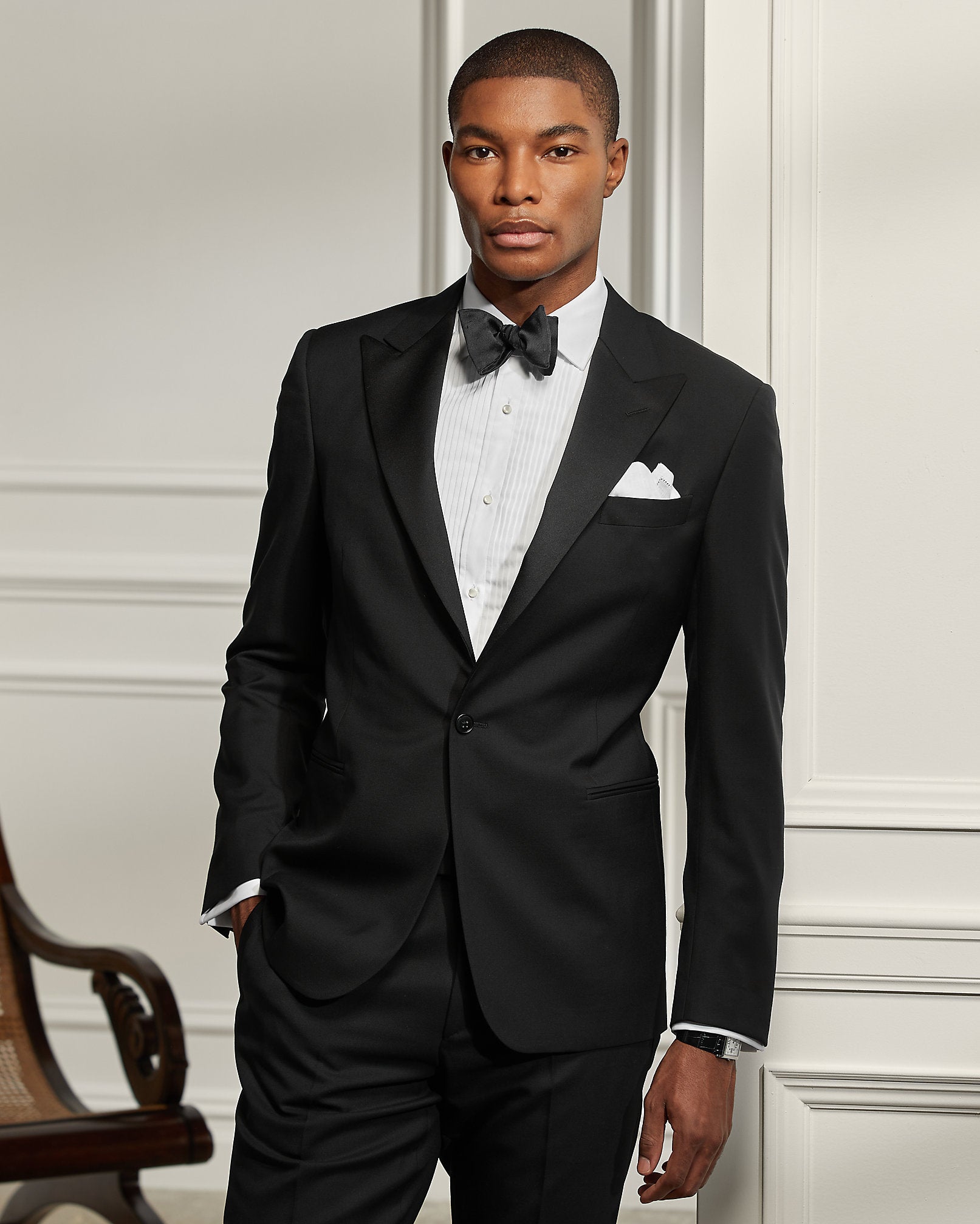 Ralph Lauren Gregory HandTailored Wool Peak Tuxedo