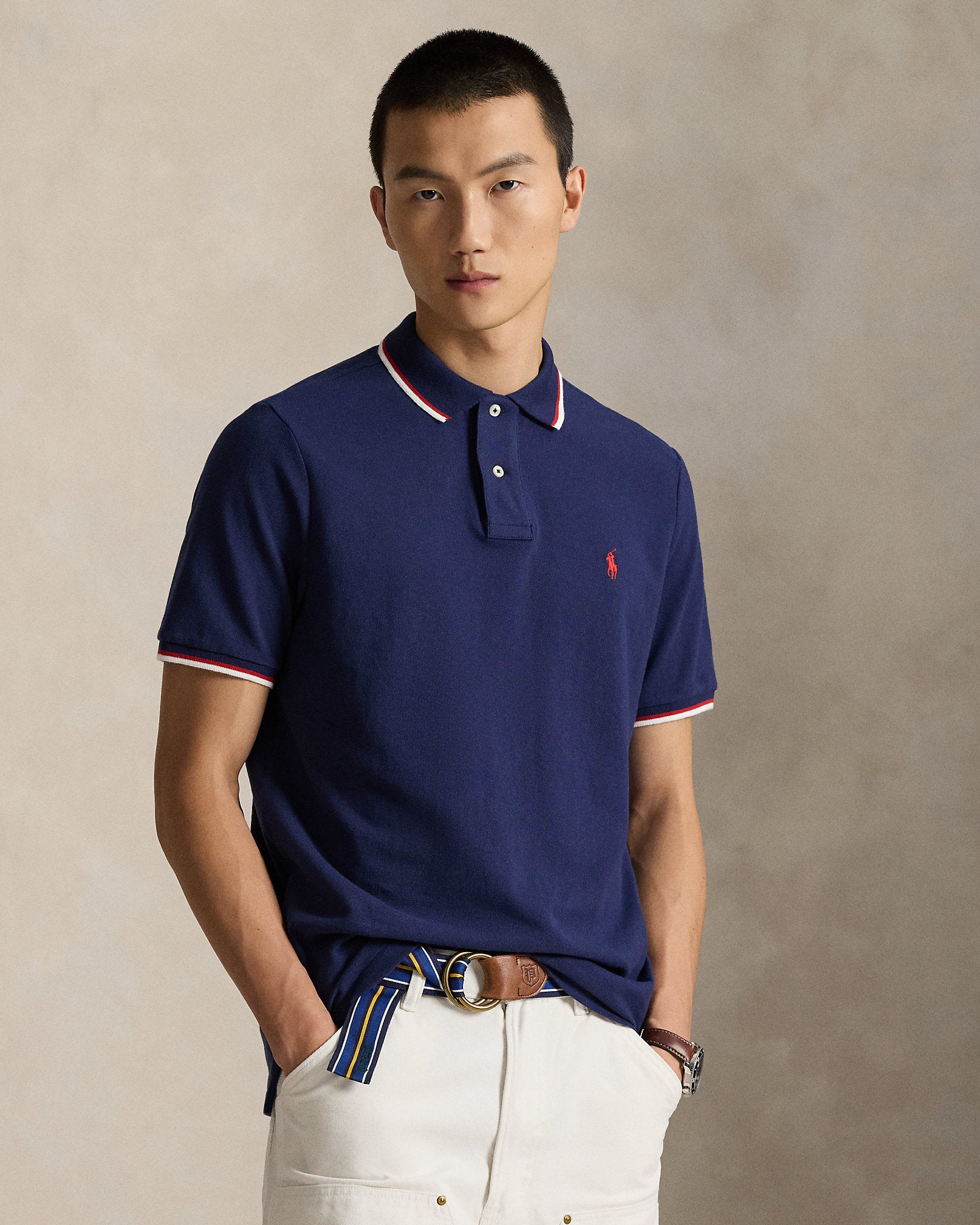Ralph Lauren Classic Fit Mesh Polo Shirt
